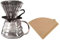 LZYWOD Juego de cafetera de vertido con filtro, cafetera de goteo, cafetera de goteo, juego de cafetera para verter café de alta temperatura