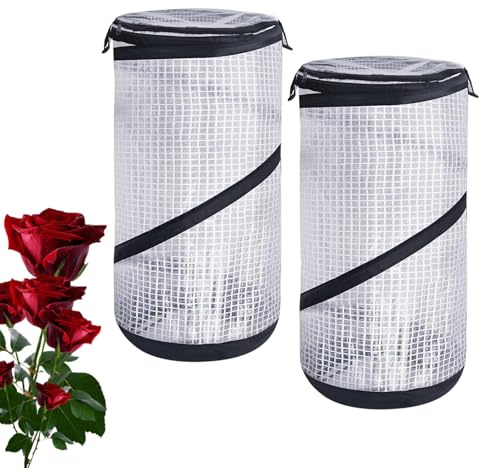Wezalget Protección Invernal para Plantas De Exterior | 2 Piezas Cubierta Anticongelante,Cubierta De Invierno para Arbustos De Flores Exterior - para Jardín, Patio, Granja, Balcón