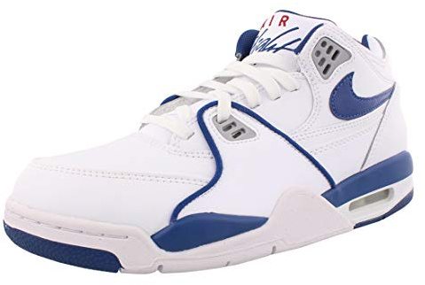 Nike CN5668-101 Herren Basketballschuh, White/Dark Royal Blue-Varsity Red, 44.5 EU