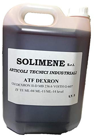 Olio Cambio Automatico ATF Dexron IID 2 5L – Per Trasmissioni, Servosterzo e Sistemi Idraulici | Alta Resistenza e Fluidità a Basse Temperature - SOLIMENE