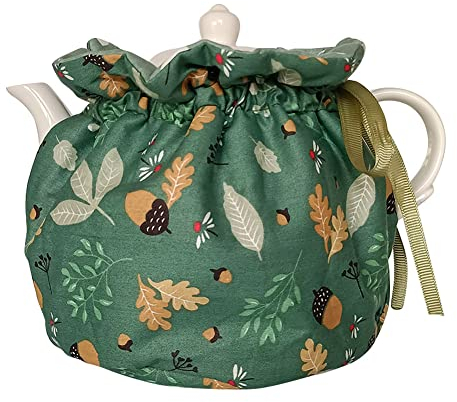 Teiera in cotone accogliente, stile giardino, stile vintage, cozies, resistente alla polvere, isolata per teiera, mantiene al caldo casa, cucina, tavolo da cucina, ristorante, tea party