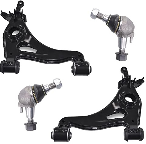ATEC Germany 2x Brazo de control eje delantero inferior izquierdo y derecho compatible con MERCEDES-BENZ Clase C (W202), Clase C T-Model (S202), CLK (C208), CLK Cabriolet (A208), SLK (R170)