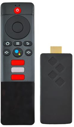 TV Box Stick Streaming 8K HD Android Conexión Wi-Fi con Control Remoto por Voz