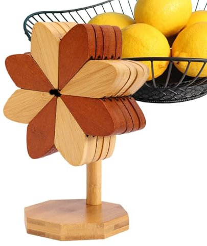 Salvamanteles para platos calientes | Manteles individuales de cocina de molino de viento | Alfombrilla de placa caliente | Soportes para ollas resistentes al calor | Almohadillas calientes de cocina