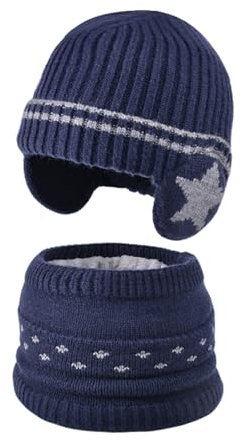 Qixiu schal Set Damen,schal und Stirnband Damen Set Winter,schal Hund,loopschal,schal Damen kuschelig,Fell schal Damen,schal und mütze Damen Set,winterset Damen,ärmelschal