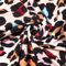 LUMoony Leopardenmuster Stoff 100x180cm Animal Print Dekostoff Polyester/100% Leopardenmuster, Animal Print Multicolored DIY Basteln Nähen Deko Handwerken Nähen Stoff
