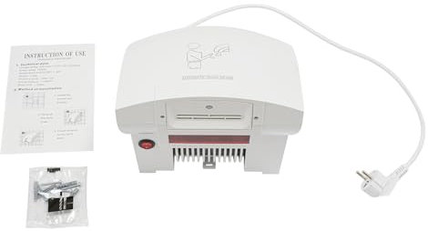 DHQCQL Handtrockner Elektrisch, 1200W IPX4 Automatischer Elektrischer Händetrockner für Wandmontage, 40-65℃ Kompakter Händetrockner mit Heißer Luft für Badezimmer zu Hause Toilette, 24 * 23 * 25.2cm