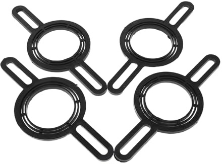 ibasenice Lot de 4 Supports de Tweeter Voiture en Plastique, Entretoises de Montage Audio pour Haut-parleurs Stéréo Automobiles, Adaptateurs Compatibles pour Système Audio de Voiture,