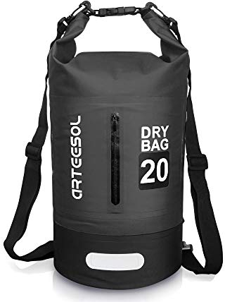 Blackace arteesol Dry Bag wasserdichte Tasche 5L/10L/20L/30L Wasserfester Beutel Packsack mit Langen Doppeltem Verstellbarer Schulterriemen für Schwimmen Bootfahren Kajak Wassensport Treiben