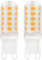YzzYzz Lampada Led G9 2700k, Led G9 Bianco Caldo 2,5 W Corrisponde A Lampada Alogena Da 30-35 W, Lampadina G9 350 Lumen, Senza Sfarfallio Lampade Led G9 360°, Lampadine Non Dimmerabili G9