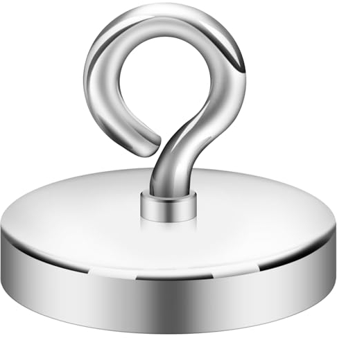 Neosmuk Magnet Stark, 450kg Groß Sehr Starker Magnet, Super Neodym Großer Magnet,Hochleistungsmagnet Ideal für Magnet Fischen.