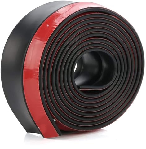 Faldón Lateral Coche Parachoques Delantero Coche Labio Goma Parachoques Universal Protector Antiarañazos Tira Labios Falda Lateral Coche Pegatina Parachoques Delantero Coche Car Side Faldón (Color :