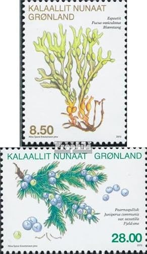 Prophila Collection Danmark – Grönland 643–644 (kompl. utgåva) postfärska ** MNH 2013 kryddväxter (samlarfrimärken) växter/svampar