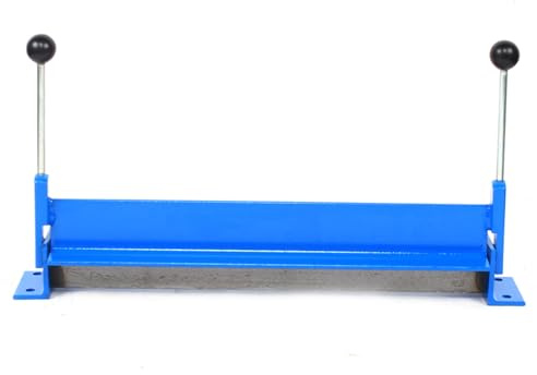 Blechbiegemaschine 460mm Max. 90° Biegewinkel Schwenkbiegemaschine Abkantbank Kantbank zum Blech Abkanten aus Gusseisen (460mm)