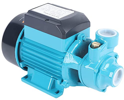 Bomba de jardín con impulsor circular, bomba de riego con caudal de 2000 l/h, potencia 370 W, 0,5 Hp, 2850 rpm, bomba de agua centrífuga