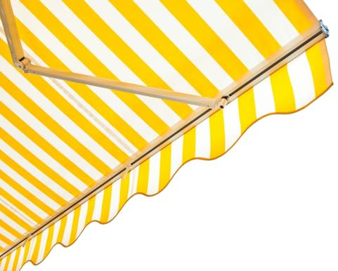 TENDESIGN - Telo di Ricambio per Tenda da Sole TEMPOTEST Para' Made in Italy - Su Misura e Personalizzabile - Completamente confezionato con Tondini in gomma, Bordi Laterali e Mantovana.