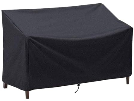 Copertura Divano Giardino - Copertura Panchina Per Divanetto Da Esterno Resistente Alle Intemperie Tessuto Oxford | Impermeabile Telo Copri Panca Da Esterno Per Mobili Da Giardino, Balcone, Terrazza