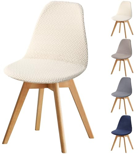 Fuloon Fundas para Sillas, Pack de 6 Fundas Sillas de Comedor Ajustables,Suave y Confortable Funda Protectoras para Silla Elasticas Lavables