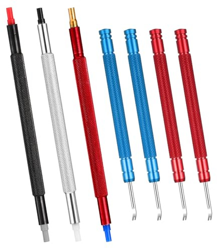 APLZGMG 7 Pcs Watch Hands Repair Tool Kit, Watch Hand Removal Tool, Watchmakers Wristwatch Hand Setting Tools, Professional with Hands Pressers Pusher, Removers Lever Minute Second Puller