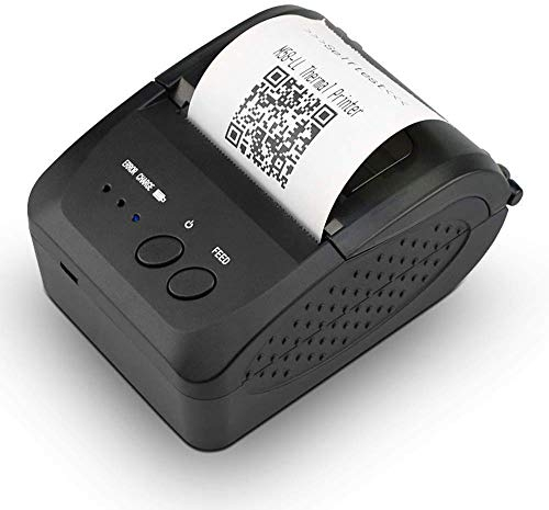 NETUM Drahtloser Bluetooth Empfangs-Thermodrucker, Tragbarer Persönlicher Rechnungsdrucker 2 Zoll 58mm Mini-USB-Positionsdrucker für den Restaurantverkauf Einzelhandel Kompatibel