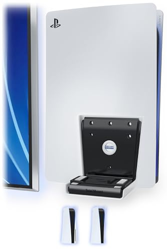 TotalMount Wandhalterung für PS5 (Standard, aber nicht PS5 Slim) mit Wasserwaage Konsolen Halterung PlayStation 5 Wandmontage