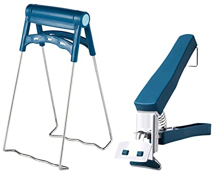 Pince pour Bol Chaud, Verre Lève-Bocal,2pcs Lève-bocaux, Clip Anti-Brûlure, Pinces de Bocal, Pince à Plaque antidérapante, Anti-brûLure Bol Clip pour Bol Chaud, Micro-Ondes, Four, Marmites