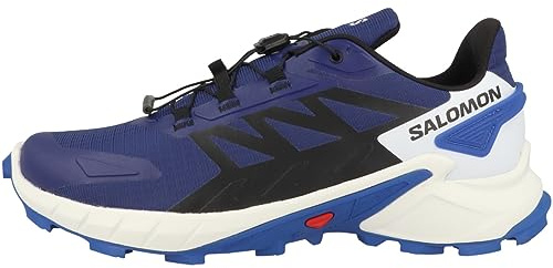 Salomon Supercross 4 473157, Mens Running Shoes, Blue, 44 EU