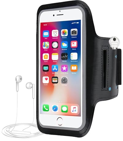 RICHDMI Brazalete Móvil Deportiv, Brazalete Movil Running, Funda Movil Correr, Porta Movil Running, Portamoviles Running, para Correr, Fitness, Entrenamientos, Gimnasia y Deportes al Aire Libre