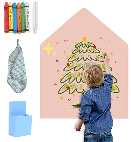 LUPATDY Magnettavla för Barn 80x100 cm – Självhäftande Magnetisk Vägg, Montessori Magnetvägg med Krita, Avtorkbar Whiteboardtavla, för Barnrum, Skola, Kontor (Ljus Rosa)