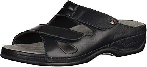 Berkemann Damen Janna Pantoletten, Schwarz (Schwarz 906), 37.5 EU
