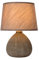 LUCIDE RAMZI - Tischlampe - Ø 18 cm - 1xE14 - Braun