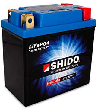 Batterie 12V 4AH(12AH) YB12AL-A2 Lithium-Ionen Shido 51213 XT 600 Z Tenere 3AJ 88-91