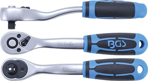 BGS 619 | Carraca reversible | dentado fino | 10 mm (3/8)