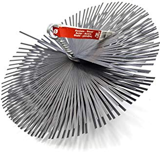 PYRO FEU 862601 Kaminkopf, Stahl, 200 mm, metrisches Gewinde 12, Grau