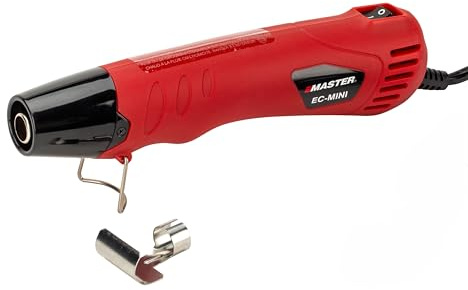 Master Appliance EC-MINI Heat Gun for Crafts, Shrink Wrap, Heat Shrink Tubing, Wire Connectors, Electrical Connectors, Epoxy Resin, Candle Making Heatgun, Embossing Hot Air Gun w/Heat Shrink Reflector