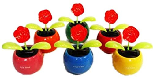 Generisch HAAC Solar Wackelblume Blume Rose Farbe rot (1)