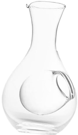 Ciieeo Whiskey Karaffe Mit Eisfach Und Daumenloch Transparenter Glas Dekanter Für Whisky Und Likör Eleganter Liquor Karaffe Für Bar Und Zuhause Leicht Zu Reinigen Stilvolles Design