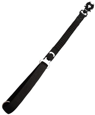 Stötdämpande hundrep, robust hundkoppel, hundpromenadrep, elastiskt hundkoppel för hundpromenader, stabilt elastiskt rep med kort dragkraft för torrfoder