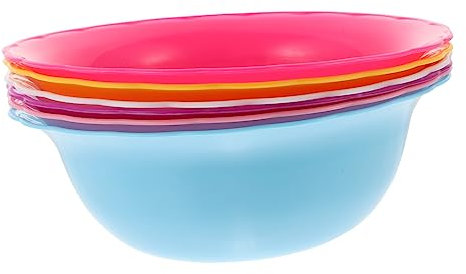 Healeved 6pièces Bassin Plastique Pour Nettoyage Du Visage Lot De Lavabos De Utilisation Polyvalente Pour Maison Salon