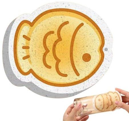 Éponge à récurer pour la cuisine – Éponges à récurer la vaisselle, épurateur de nettoyage | Tampon à récurer double face, tampons éponge de cuisine robustes, éponge de nettoyage polyvalente pour les d