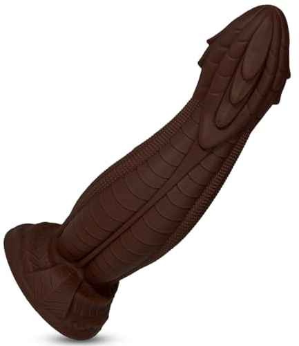 BDSMAGE 17.2cm Petit gode avec ventouse, souple et adapté aux débutants, En forme de serpent Godemiché Masturbation, Monstre dildo Femme Sex Dildo Anals pour Couple (XL)