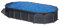 Gre Pool KITPROV7388GF Capri - Aufstellpool aus Stahl, oval, mit Graphitoptik. Abnehmbare Gartenpool. 730 x 375 x 132 cm