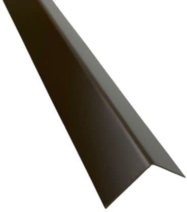 Winkelblech 2 m lang Zuschnitt 10 cm (Alu Braun 8014, Kantung 60/40mm)