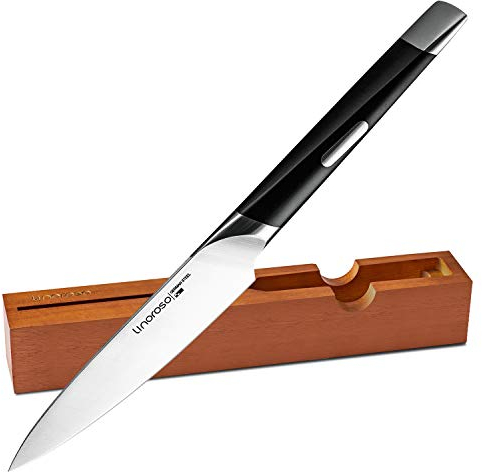 linoroso Coltello da frutta, Lama Lunghezza, 11,4cm, Acciaio di qualità/Plastica, Coltello piccolo affilato, MAKO Series