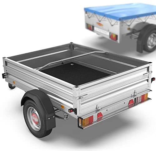 Tarpofix® Anhänger Planenbügel Flachplanenbügel 100-145 cm (1-4er Set) - Universell anpassbare Anhängerplanen Haltebügel - Langlebige & rutschfeste Alu Bügel für Flachplane - 100% Aluminium Spriegel