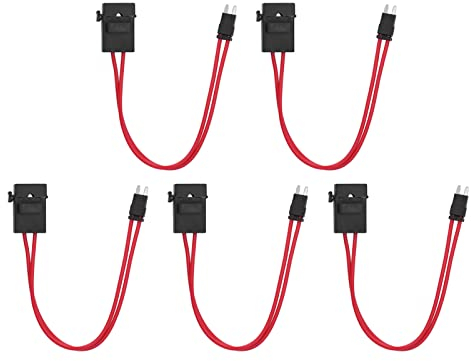 Kfz Sicherungskasten Anschluss, kompakter, normaler, professioneller Mini Spitze, dünner Kfz Sicherungshalter Anschluss zum Testen(ACK S 10, 9 mm)