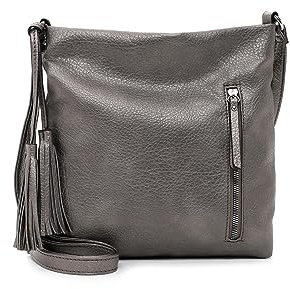Emily & Noah Umhängetasche E&N Valencia 1171 Damen Handtaschen Uni darksilver 833