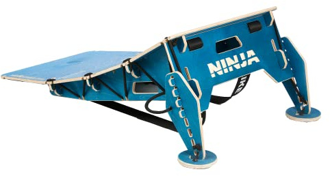 Ninja MTB Jump Ramp, Turbo Kicker Portable Jump Ramp, 4 Panel Ramp for All Ages, Ideal for MTB Bikes, BMX Bikes, One Wheels, Scooters, Skateboards, and RC Cars