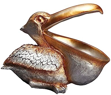 TOPBATHY Dekoration Tisch-kleinigkeiten-Figur Vogelstatuen Aus Kunstharz Tierfigur Schmuckring Vogelhalter Retro-bücherregal Vogelfiguren Sammlerstücke Kunsthandwerk Schreibtisch Büro