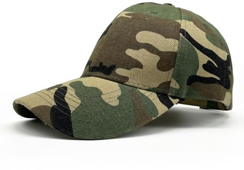 FUIPVGI Baseball Cap Kids Jungen Mädchen, Verstellbare Kinder Kappe Hut Baseballkappe Sonnenhut Camouflage Cap Army Cap für 2-12 Jahre Alt